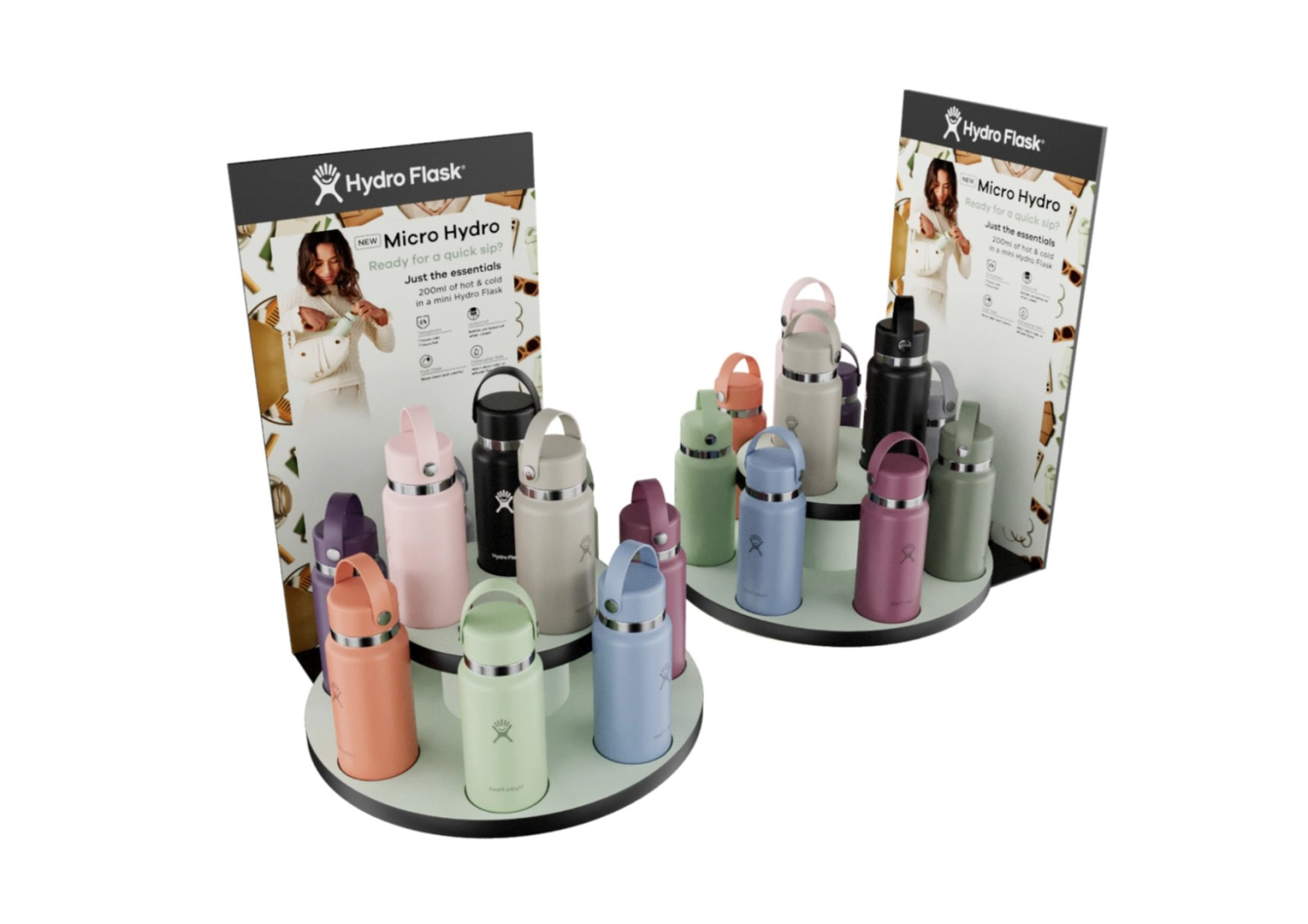 Display Hydro Flask Micro CDU Counterdisplay