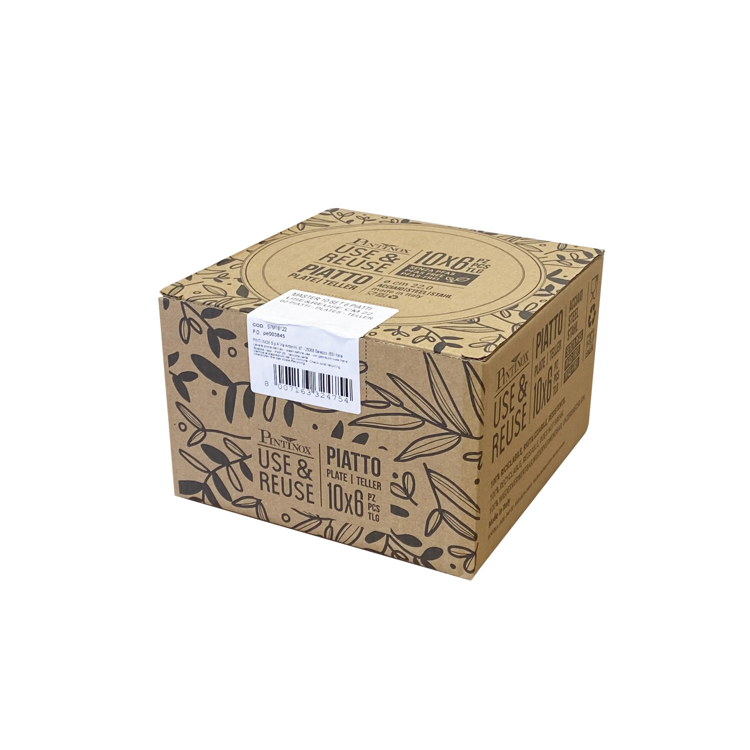 60er Set Use & Re-Use Teller