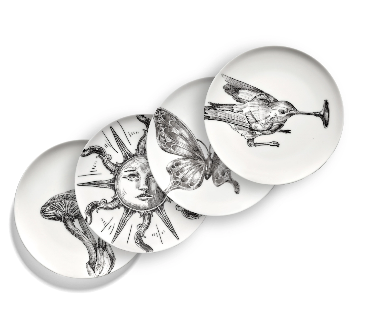 Set de 4 Unity assiette