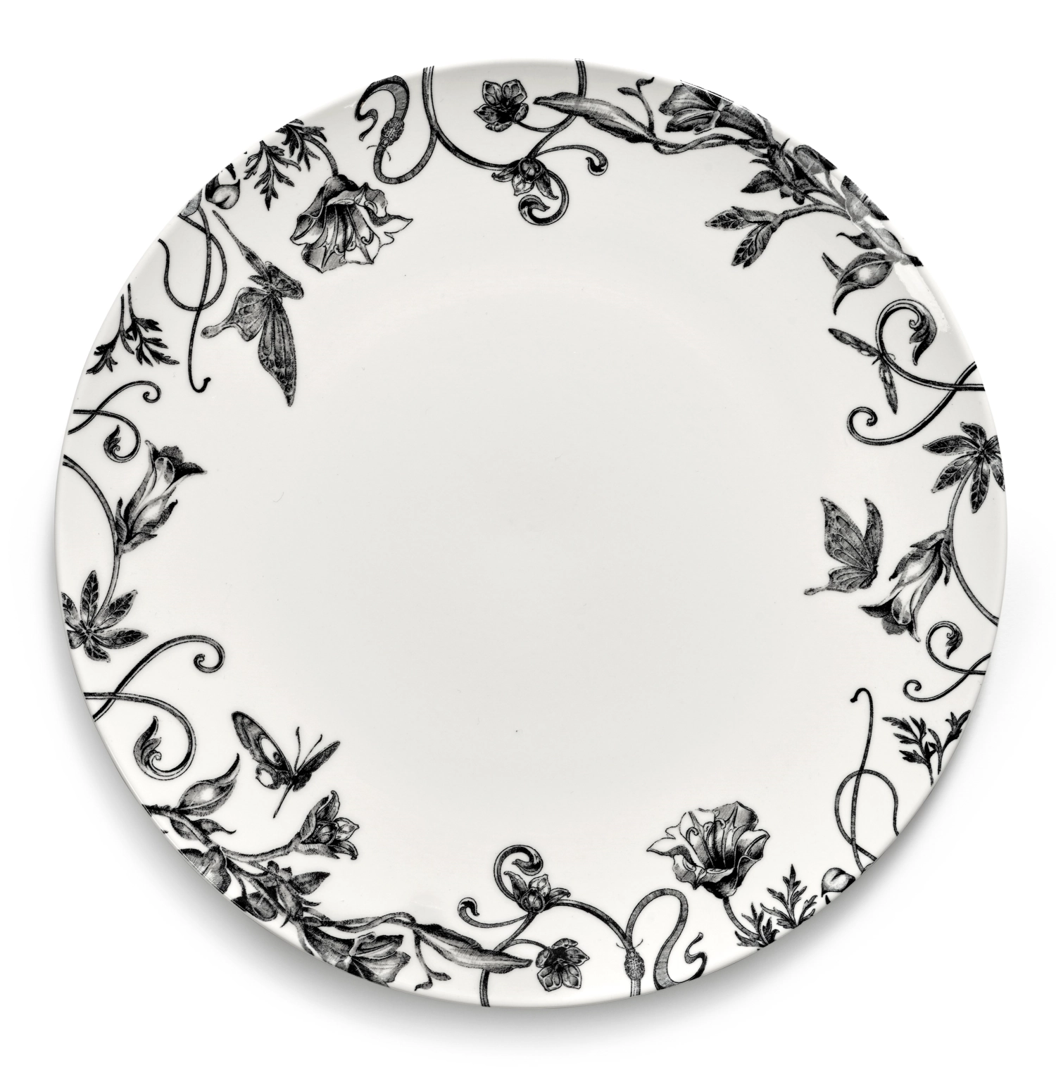 Unity assiette fantaisie florale