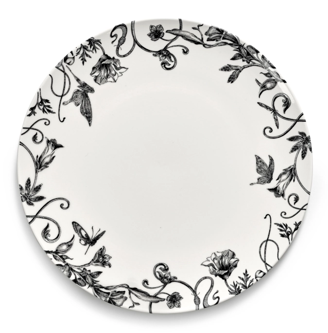 Unity assiette fantaisie florale