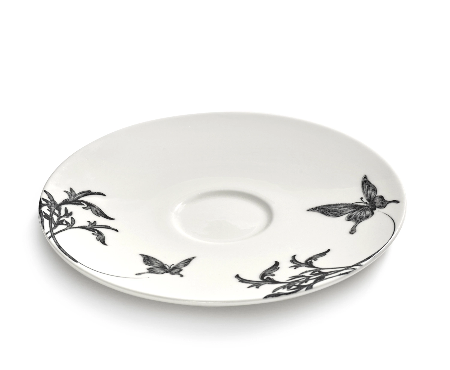 Unity soucoupe à cappuccino papillon