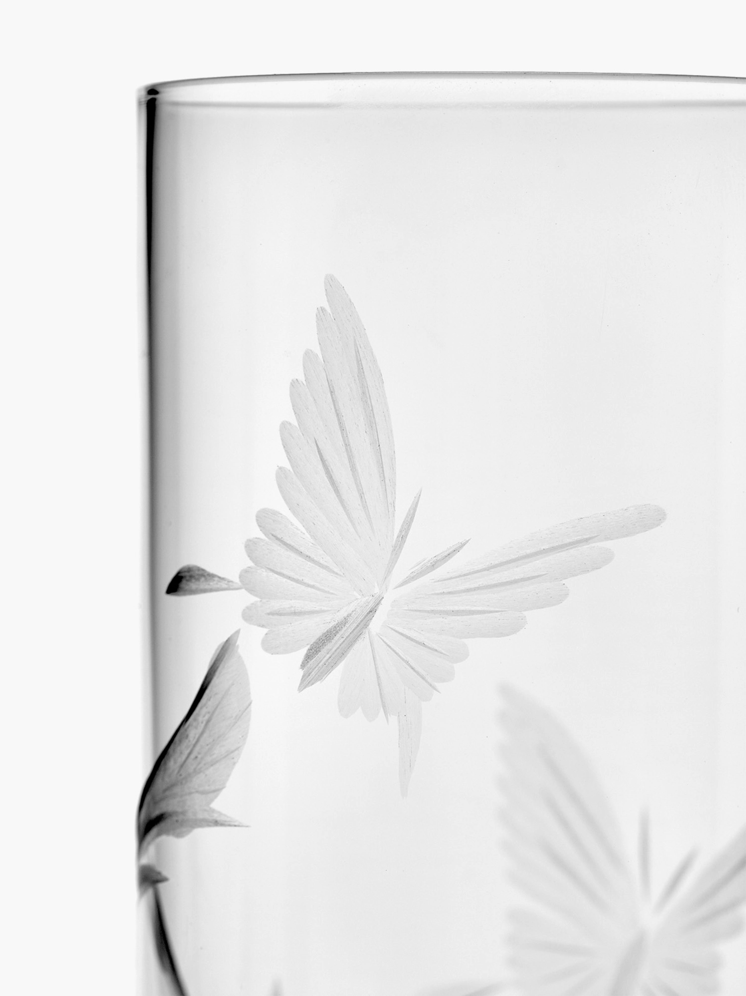 Unity verre à long drink mandala gravé