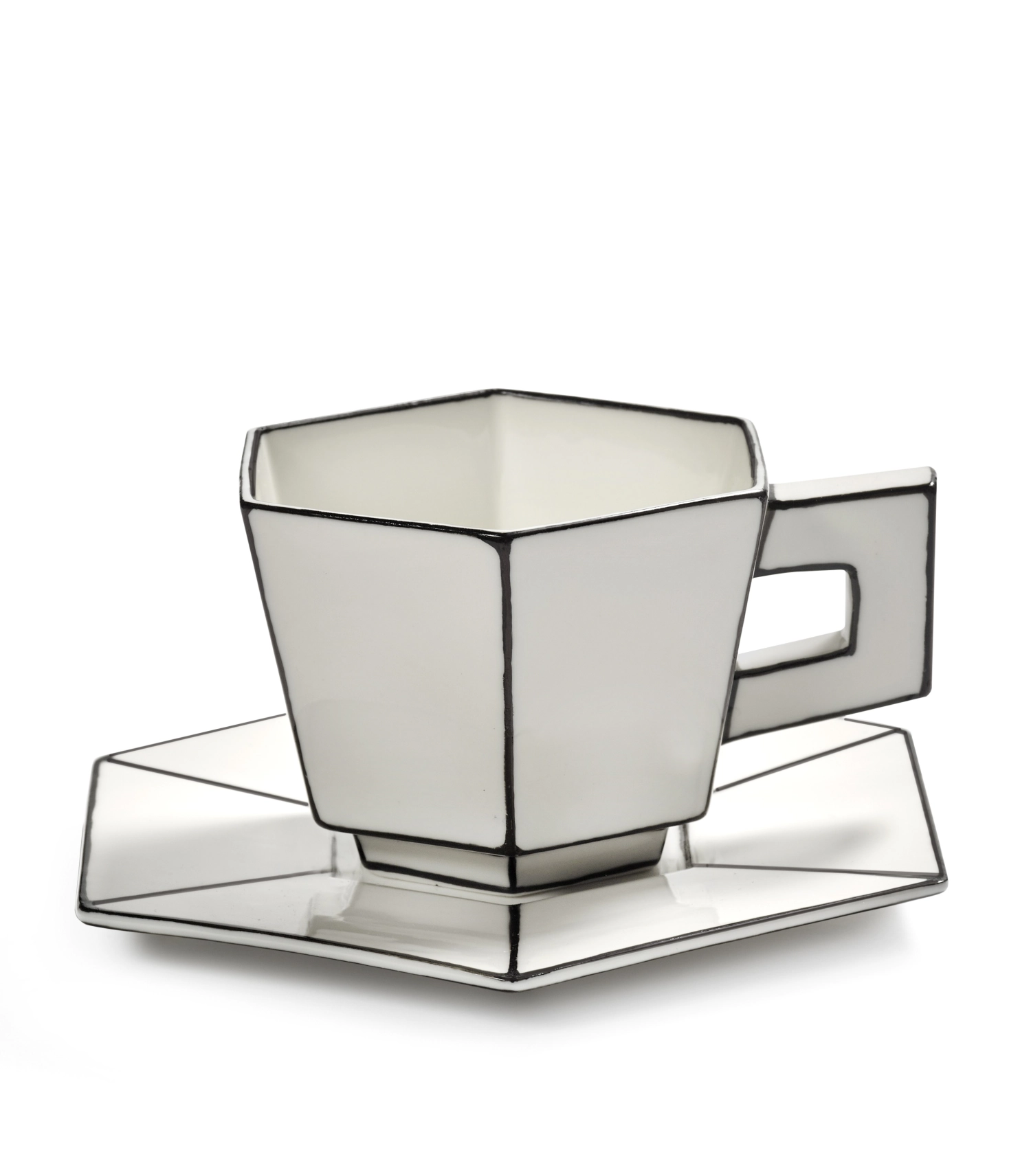 Carte Blanche tasse à cappuccino soucoupe