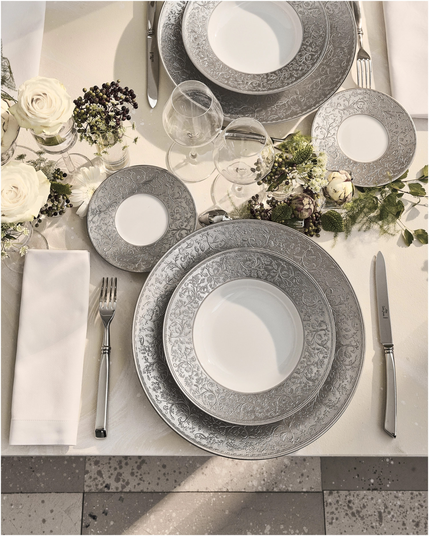 Swan assiette à dessert