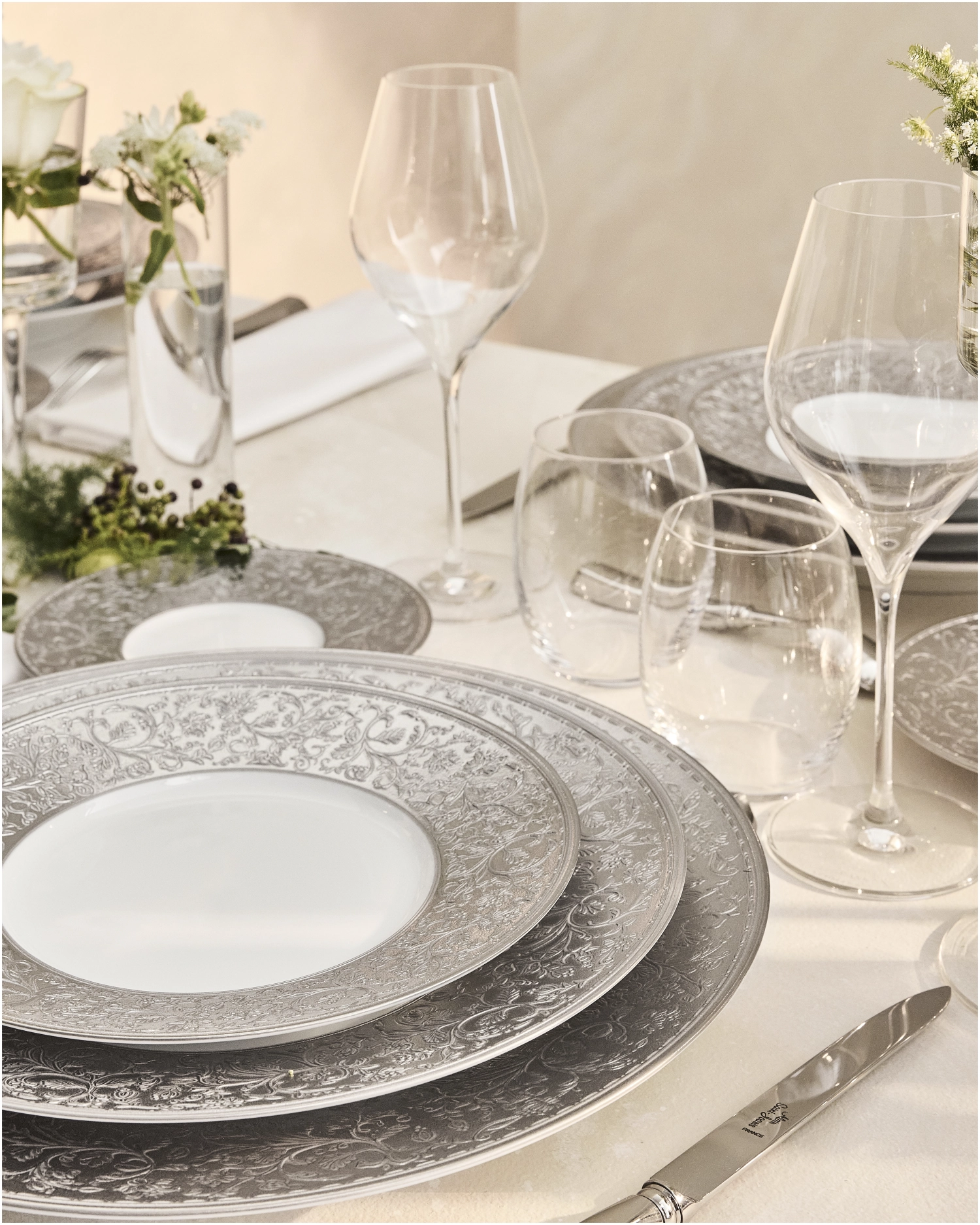 Swan assiette à dessert