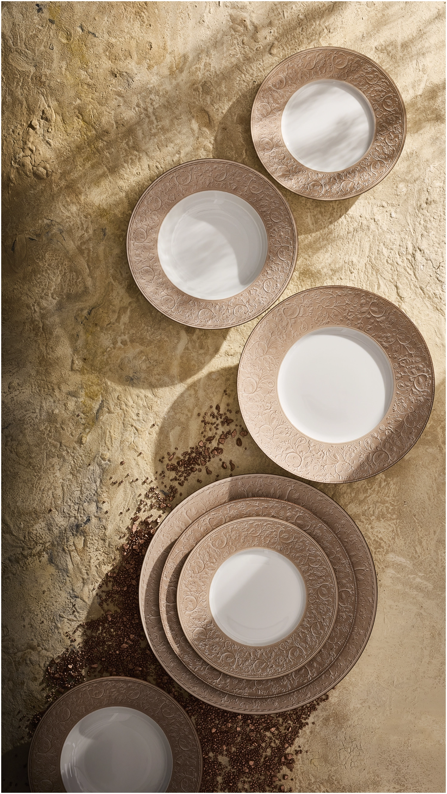 Swan assiette à dessert