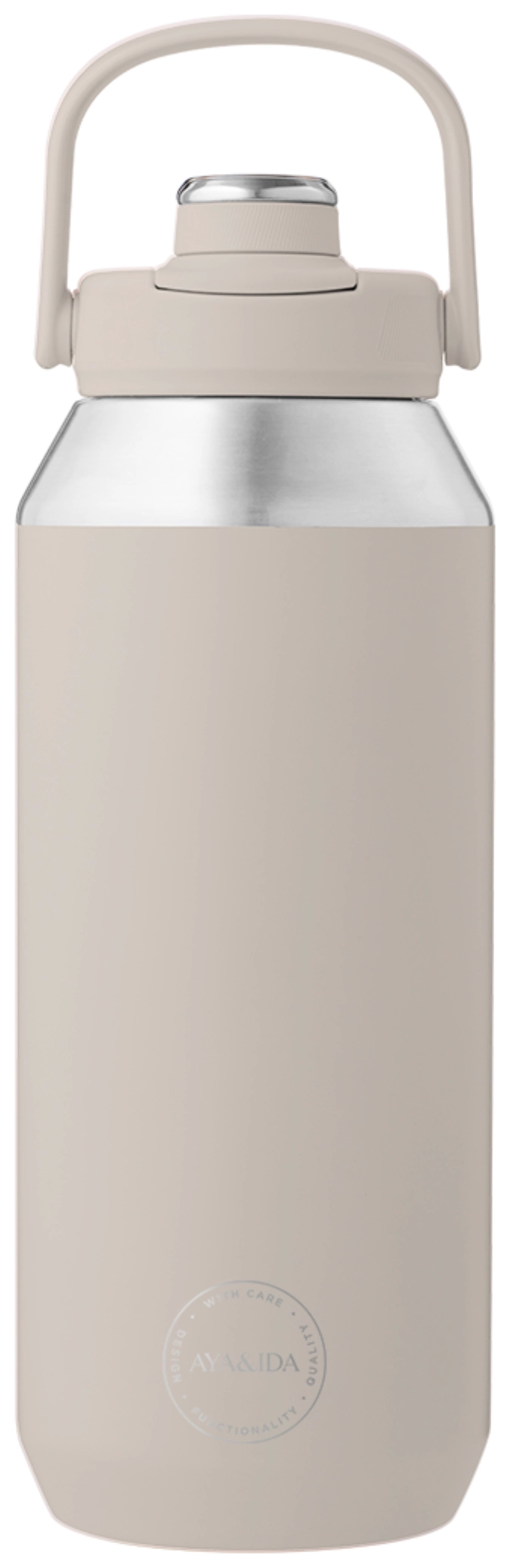 Sports Bottle 950ml Cream Beige