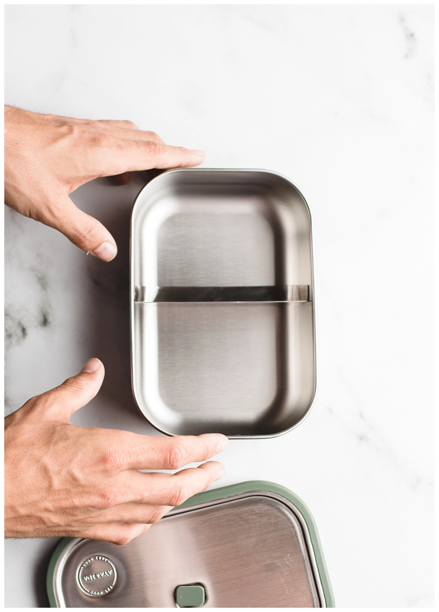 Lunch Box Abtrennung Edelstahl