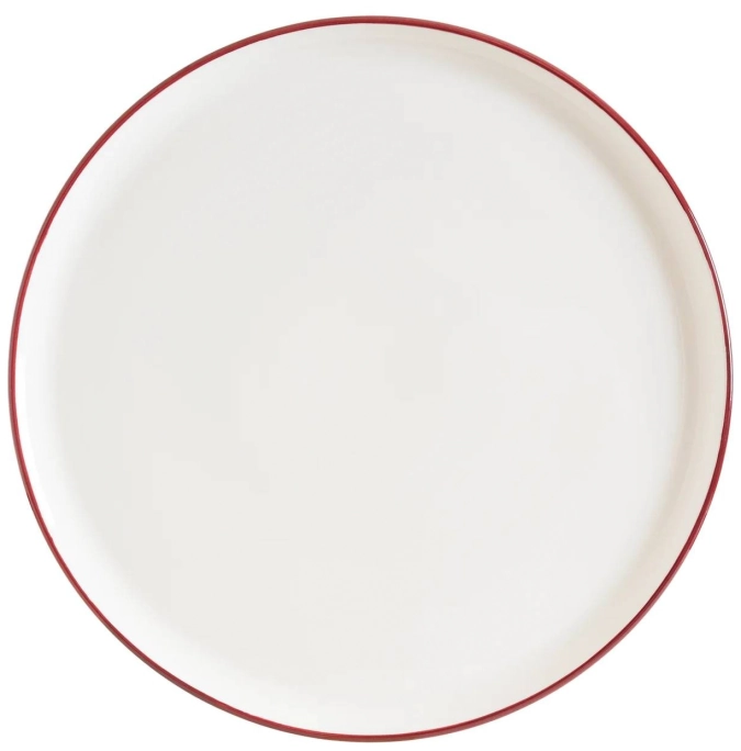 Linea Burgundy Assiette plate Gourmet