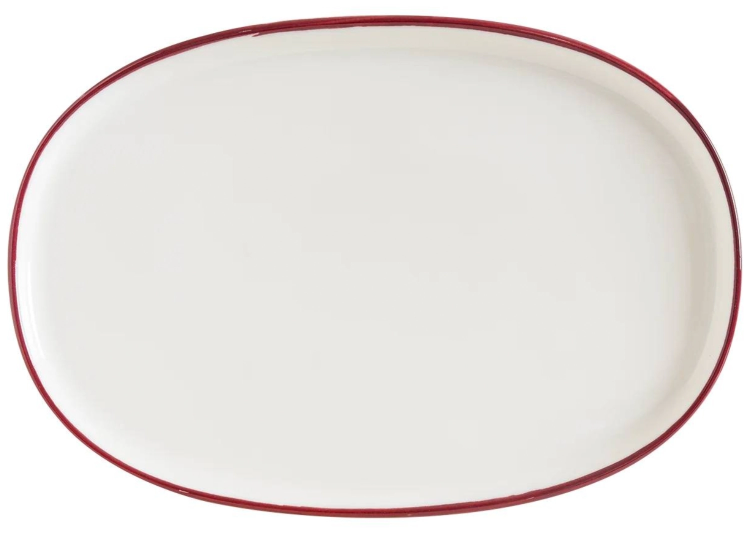 Linea Burgundy Hygge Assiette ovale