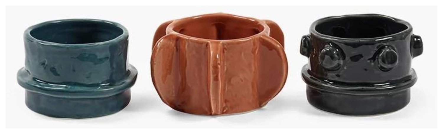 Lot de 3 photophores Marie Michielssen