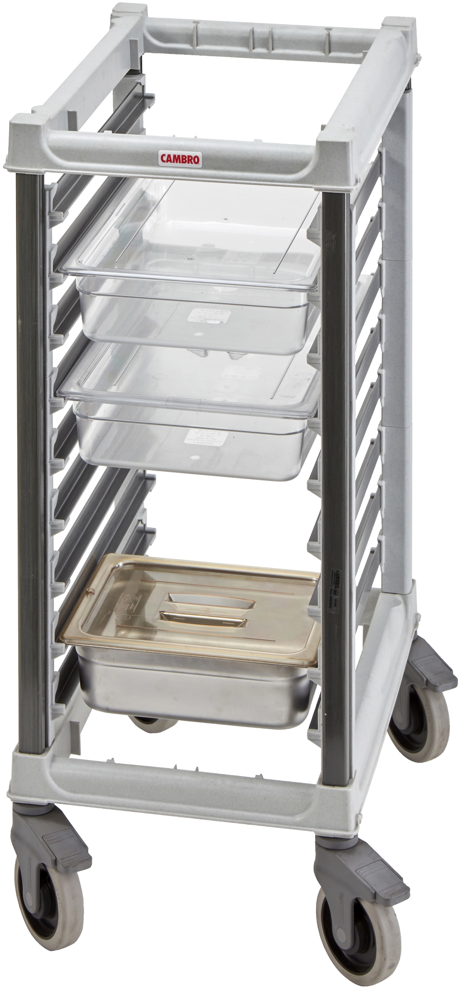 Camshelving Chariot bas p. 9 bacs GN 1/1