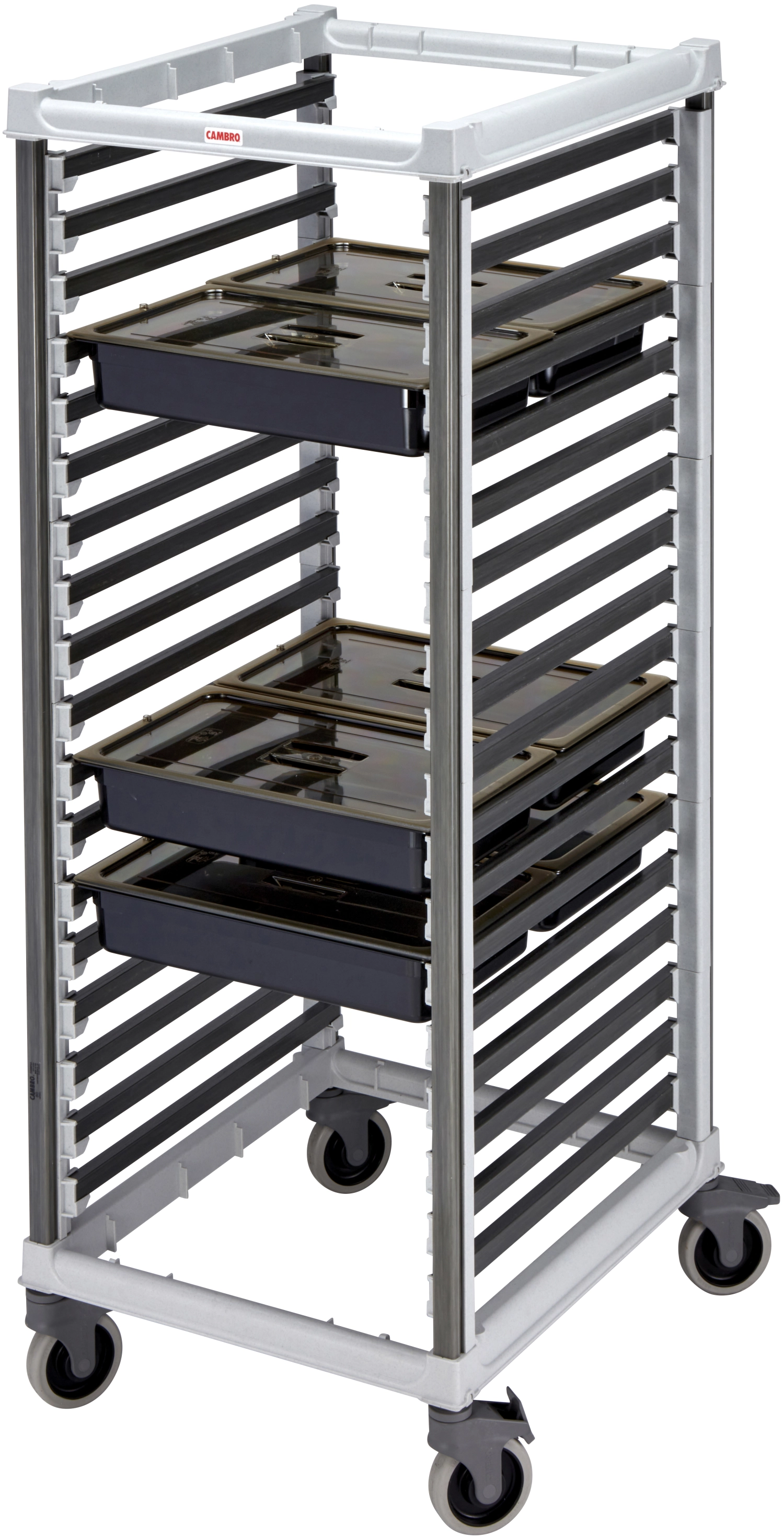 Camshelving Chariot bas p. 9 bacs GN 1/1