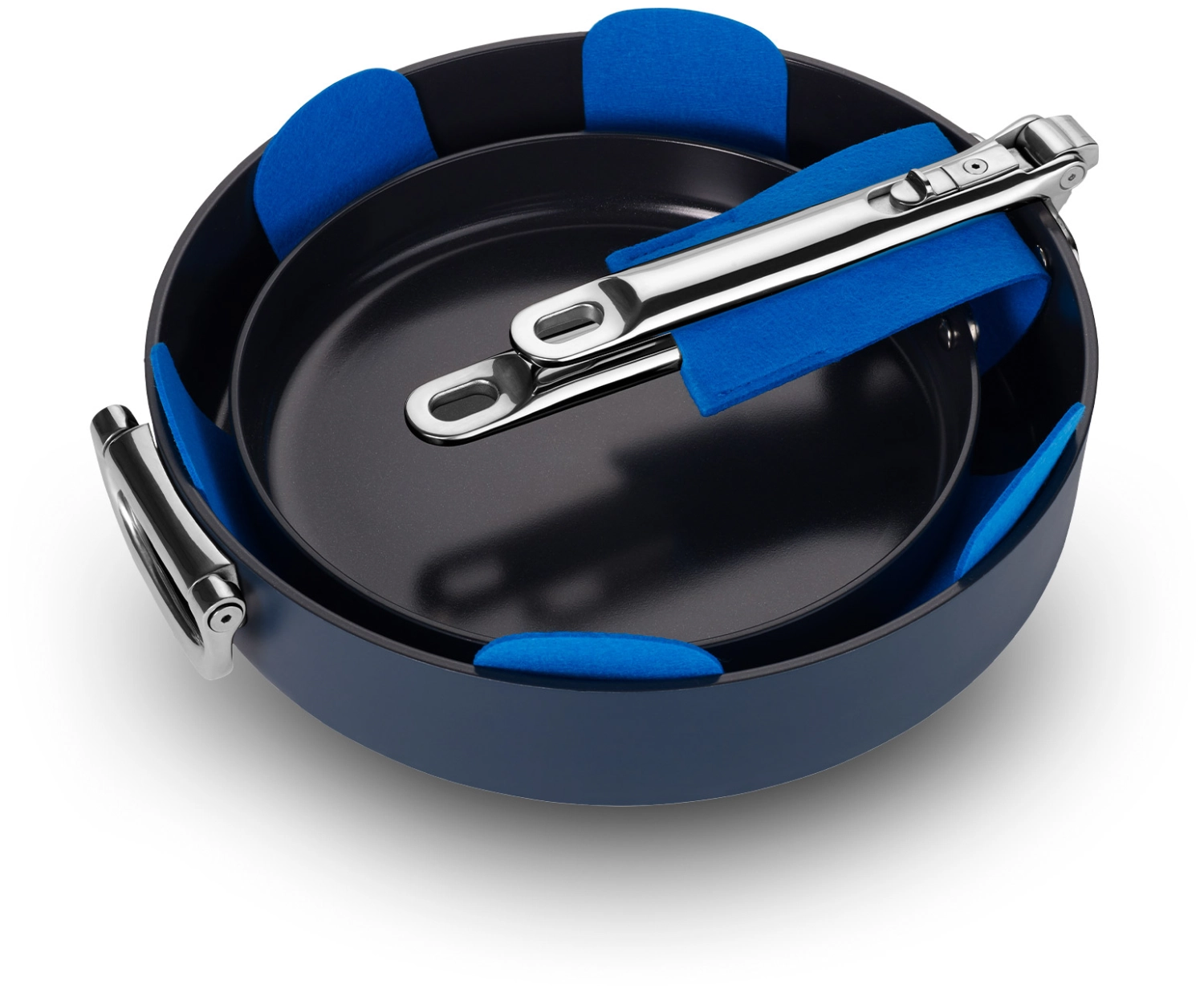 3er Set Space Pfannenschutz mit Griffschutz