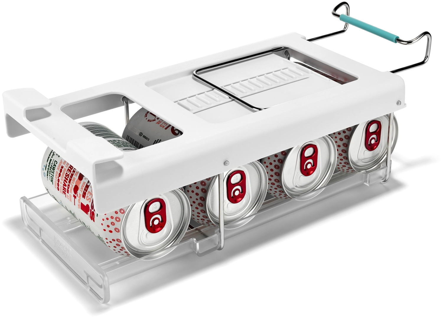 FridgeStore Kühlschrank-Unterregal Dosenhalter