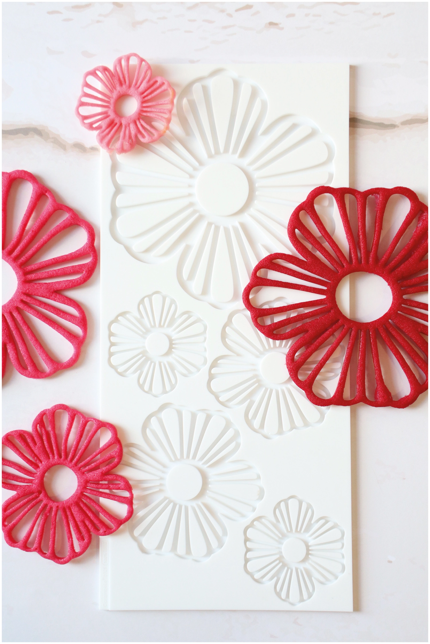 Backform Blumenmuster