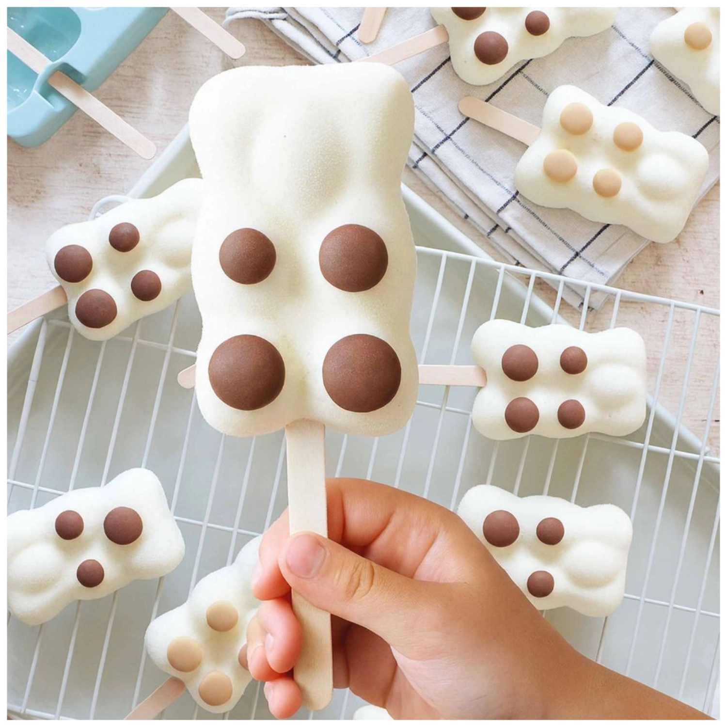Moule silicone glace Oursons