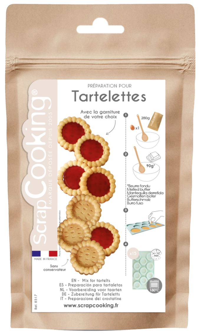 Préparation pour tartelettes