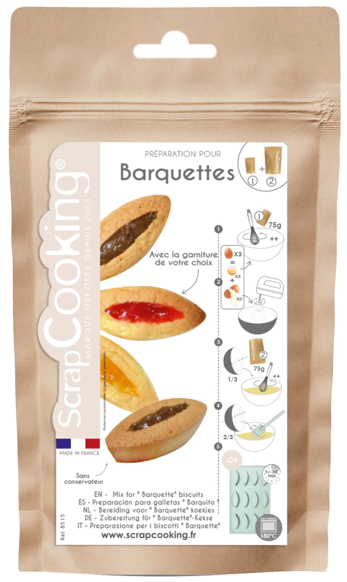 Fertigmischung Barquettes