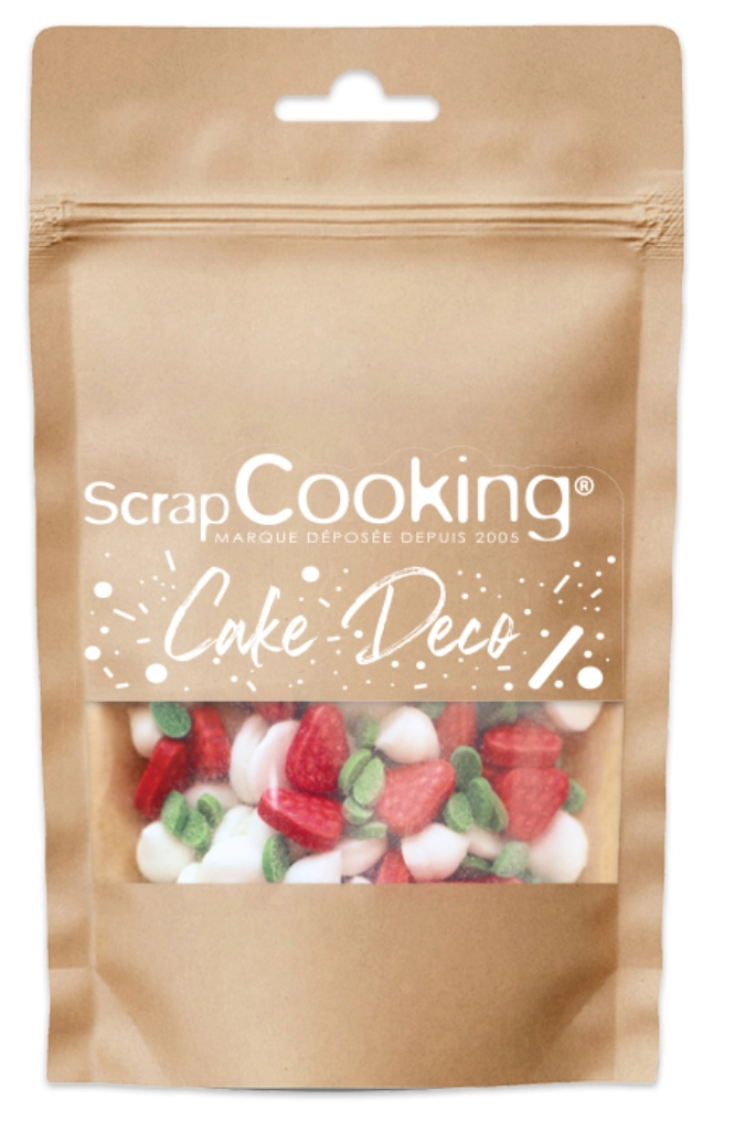 Zuckerdeckor Erdbeere Meringues Mix