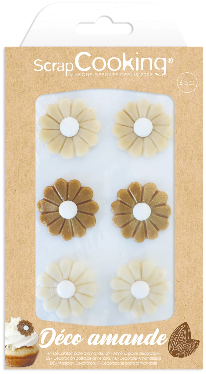 Marzipandekor Daisies