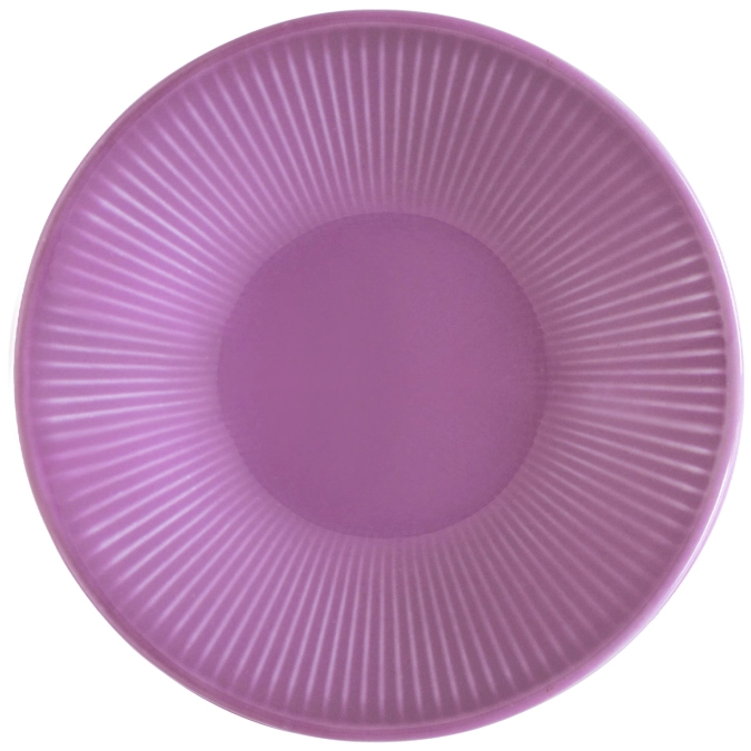 Assiette embossée
