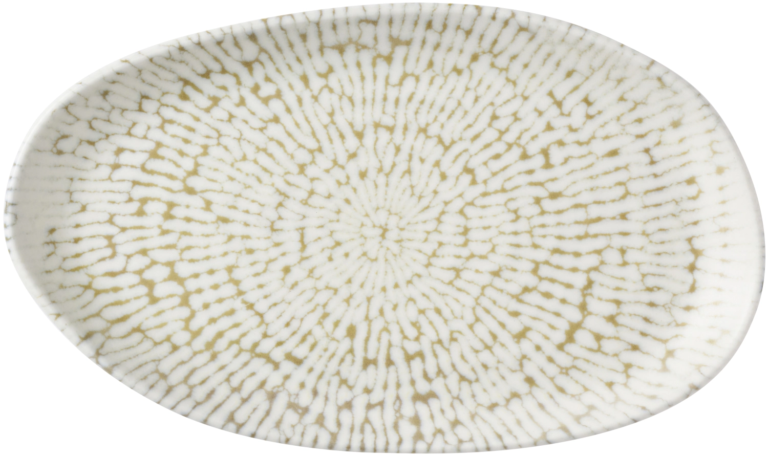 Assiette plate Cascade Taupe Organic