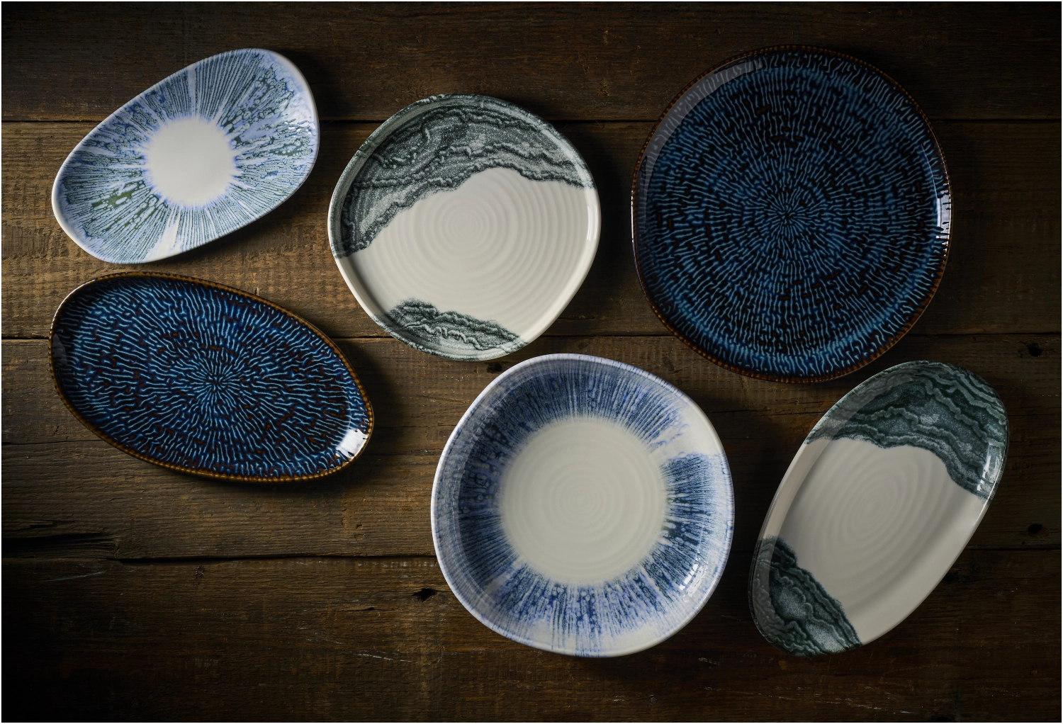 Lyra Blue Opal Organic Schüssel