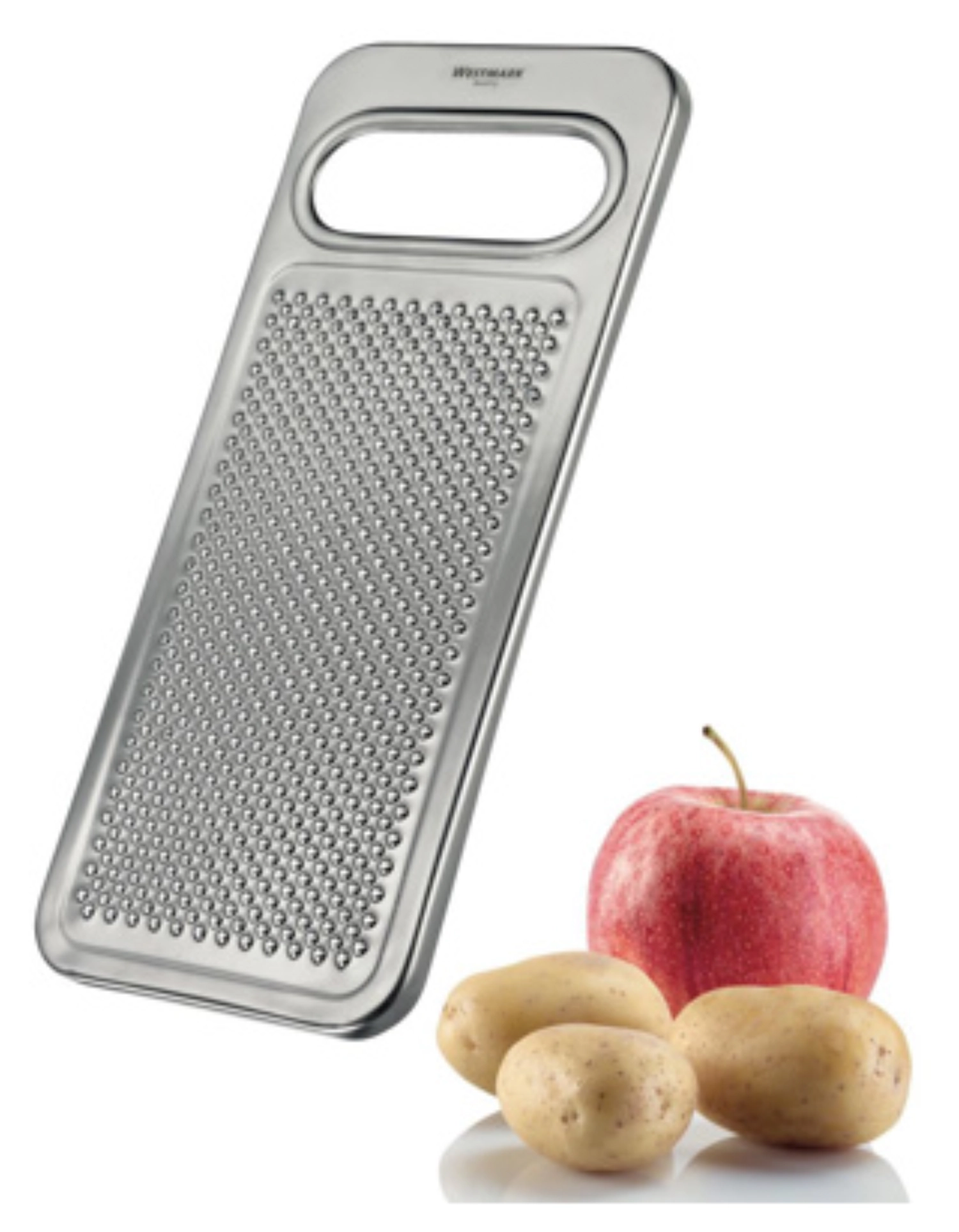 Râpe à pommes de terre / pommes en acier