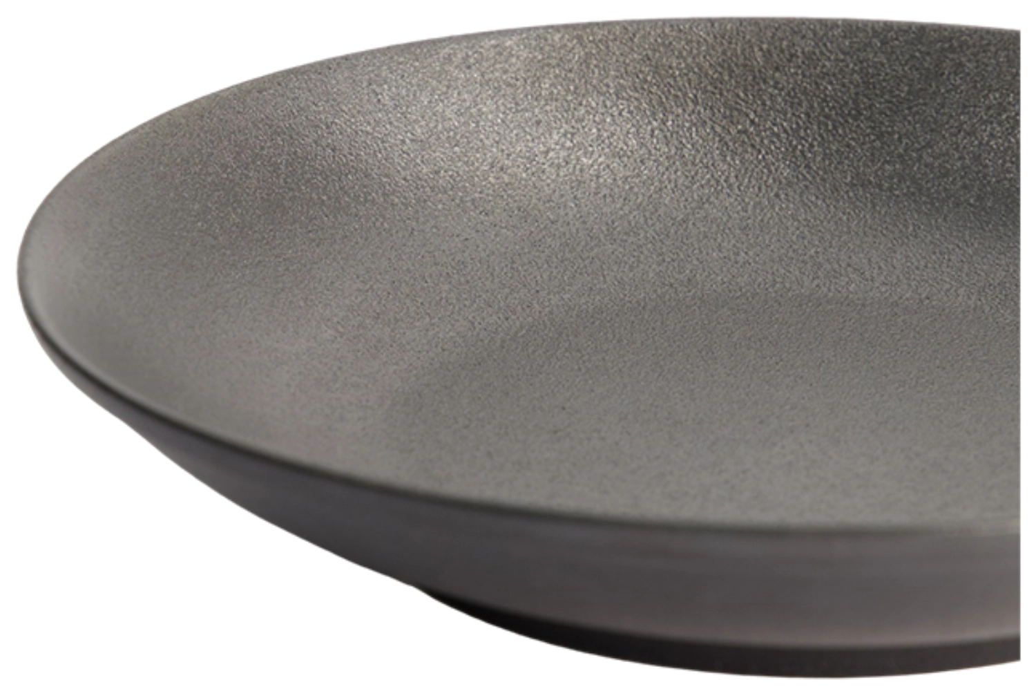 Yuzu Schwarz Reisplatte tief