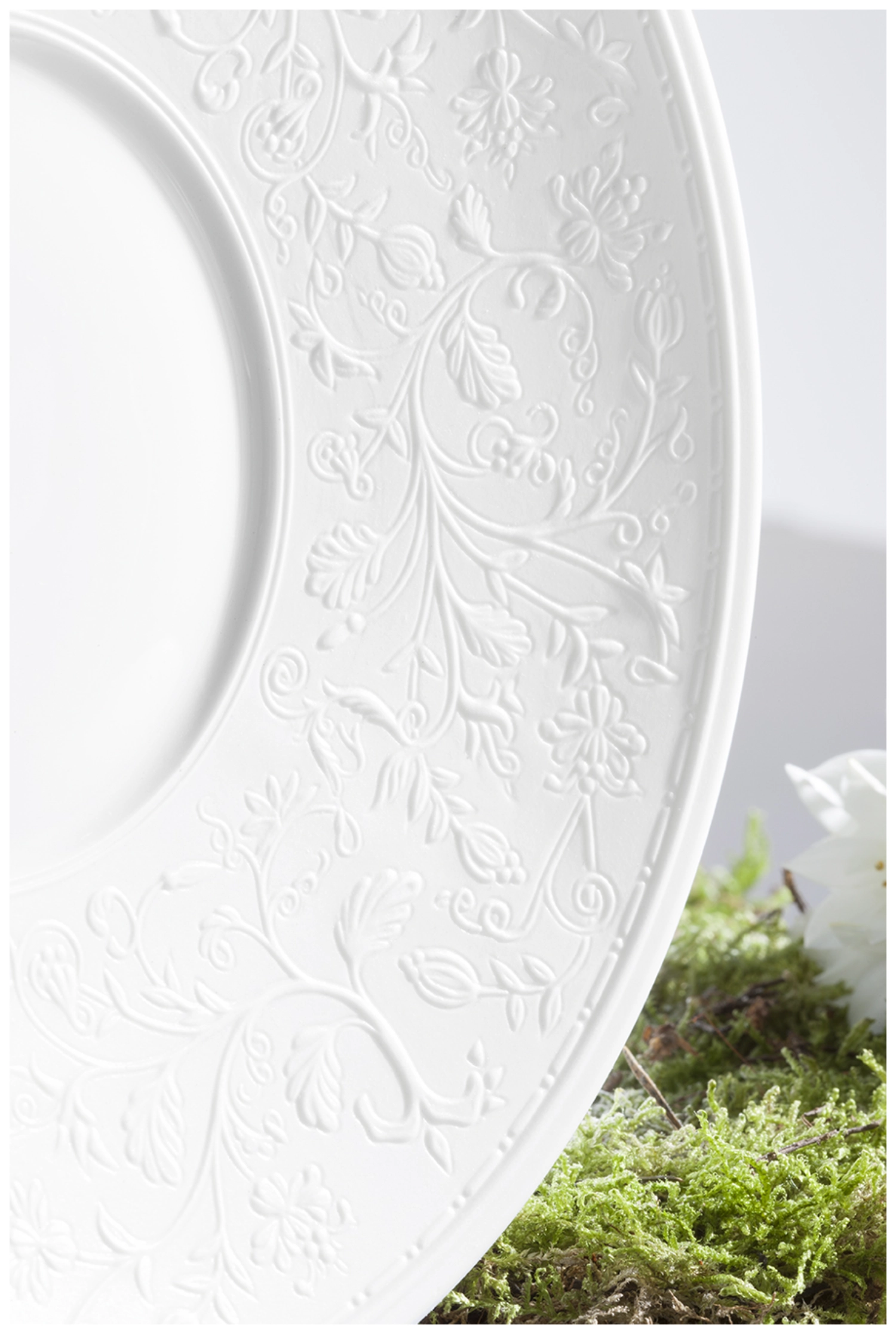 Swan assiette de presentation