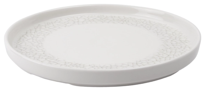 Assiette à bord haut Viana Charcoal Grey