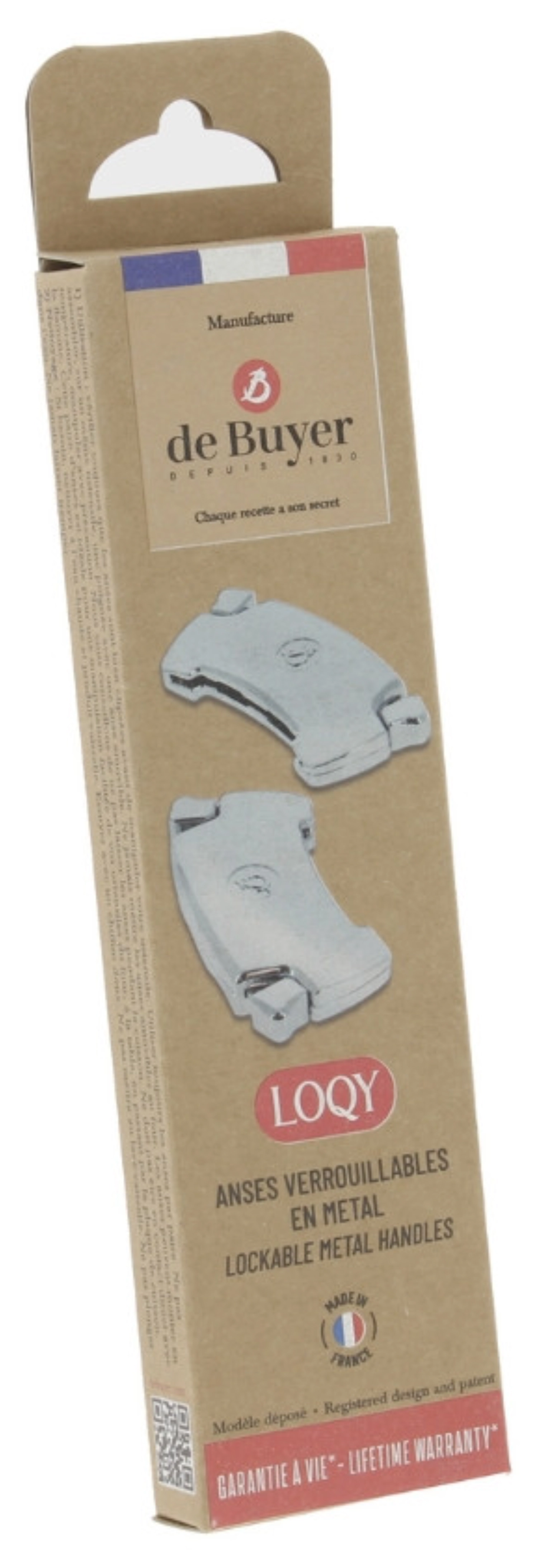 2er Set Loqy Griffe abnehmbar mit Klicksystem