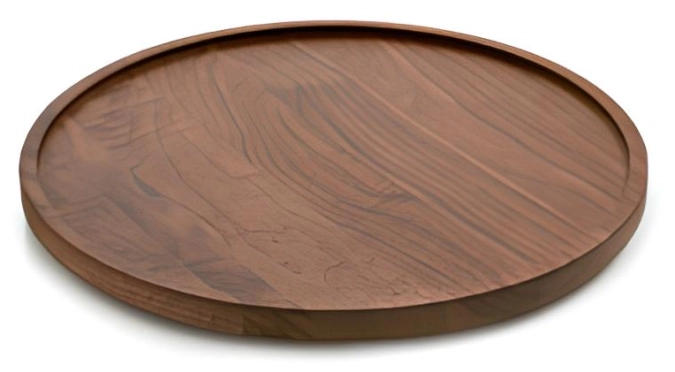 En Scene Tablett rund mit Rand