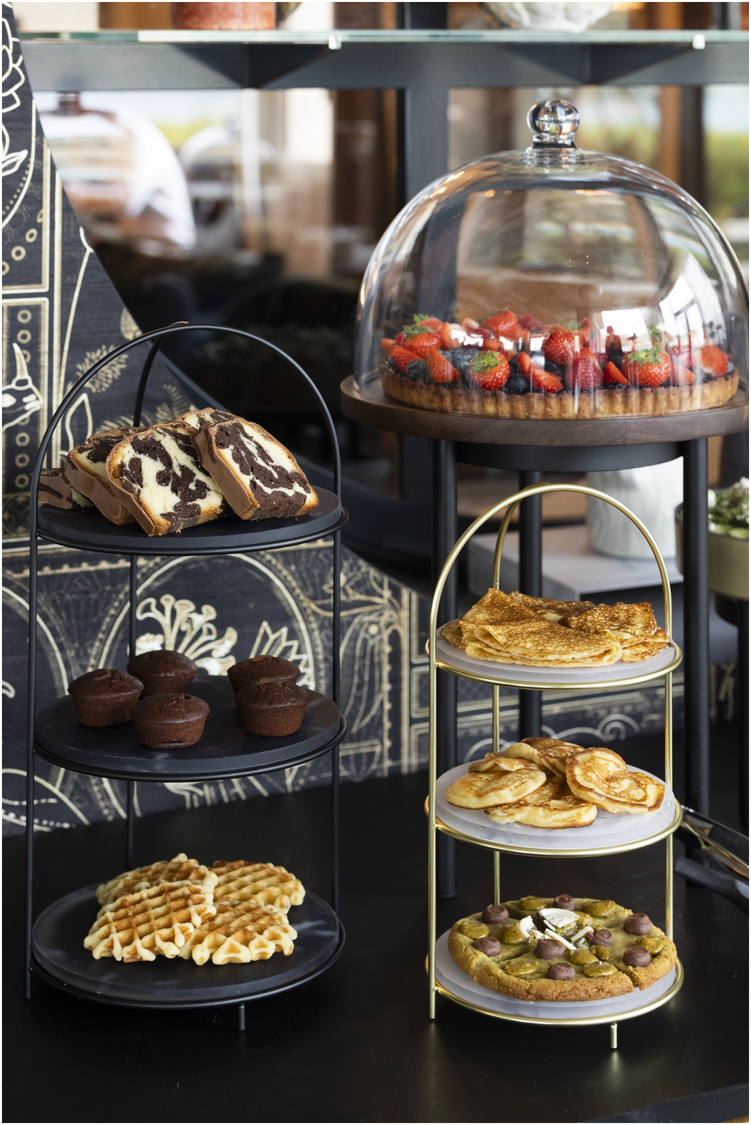 IBR plateau rond pour étagères