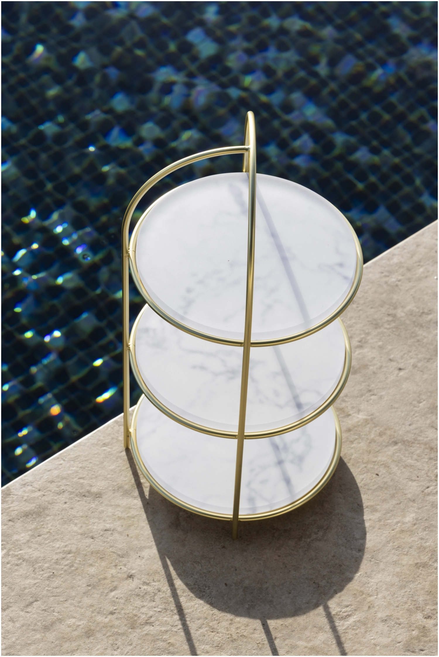 IBR plateau rond pour étagères