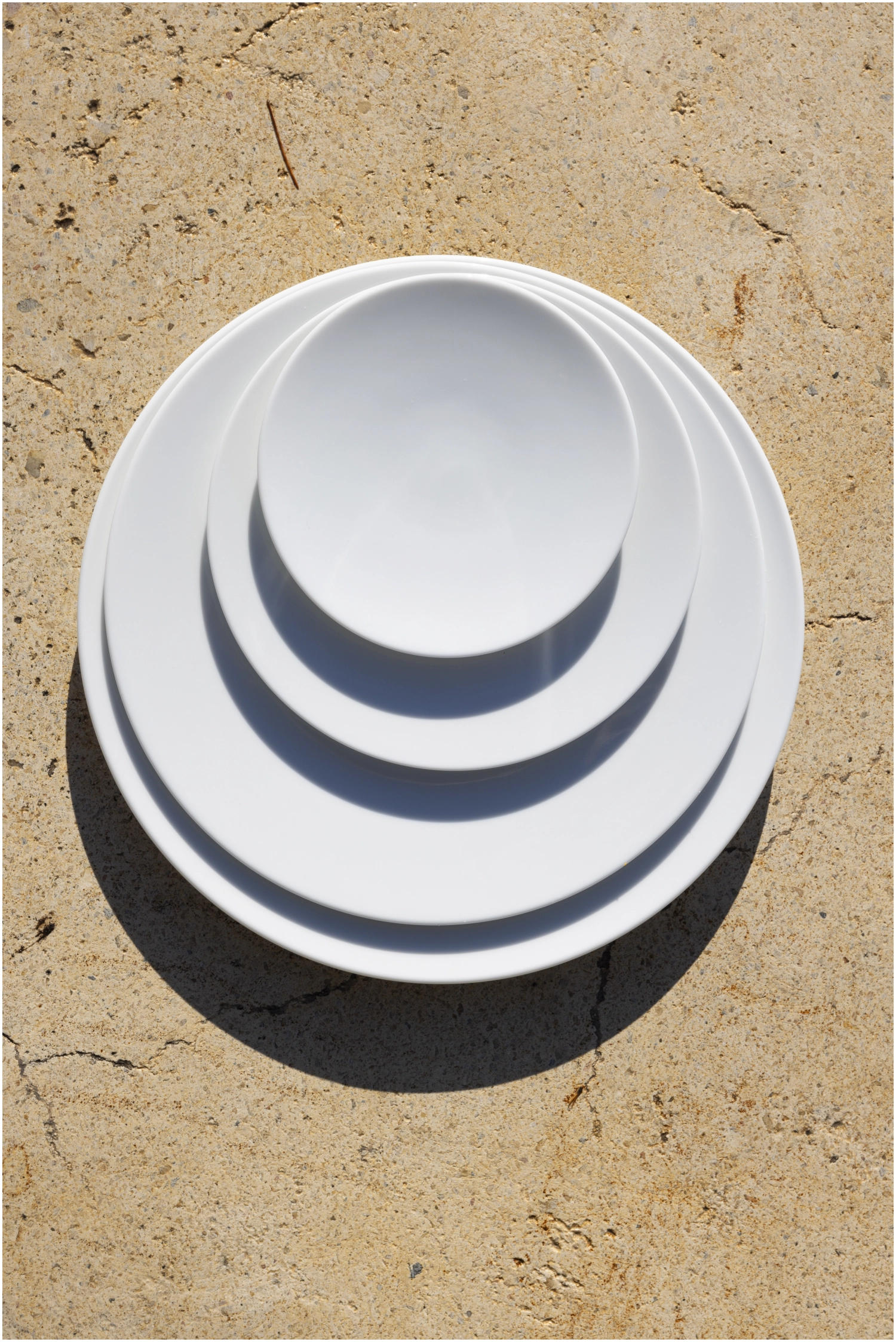 Page Blanche assiette plate