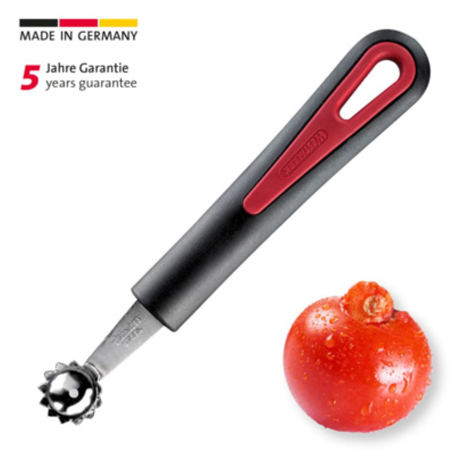 Aushöhllöffel/ Tomatenstrunkentferner