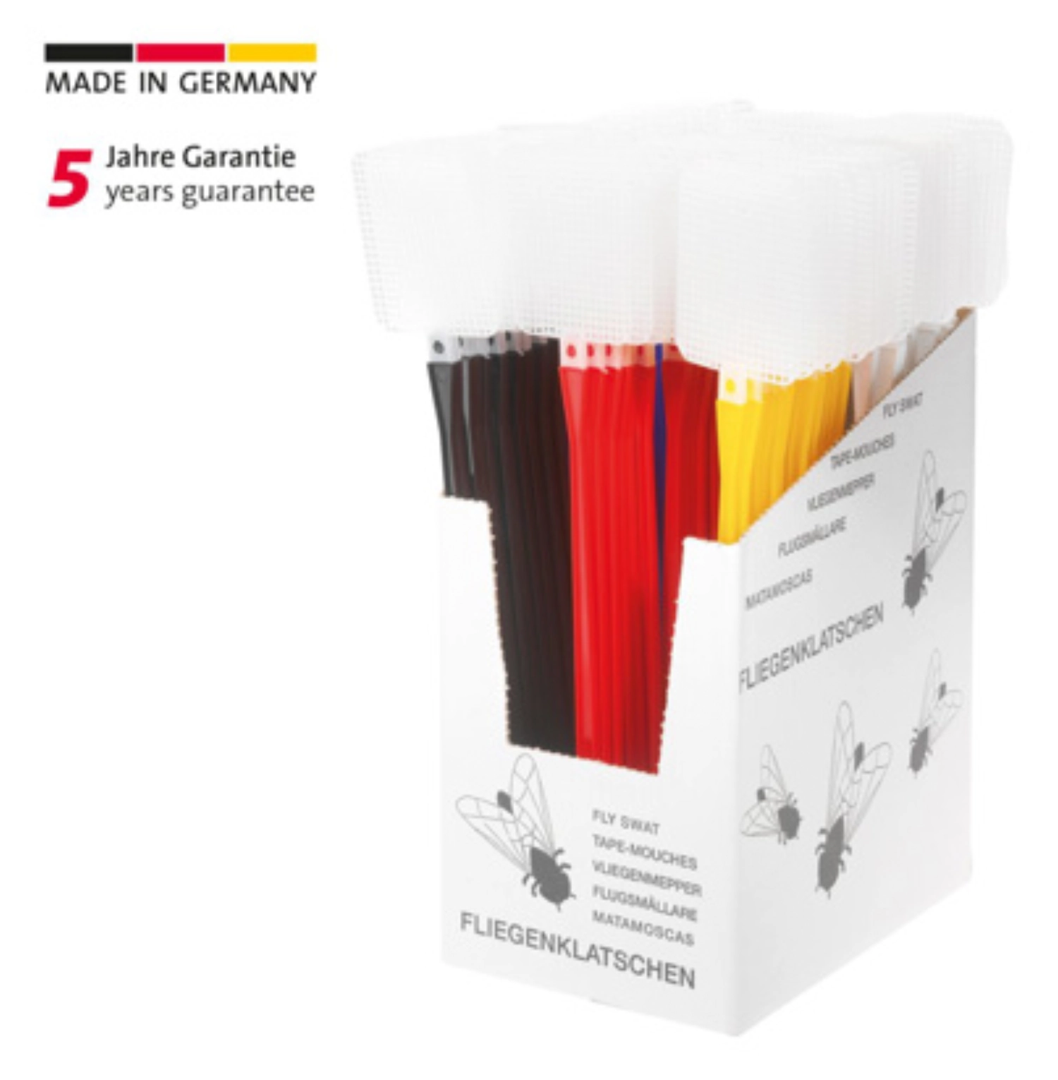 Présentoir 100 pcs tapettes à mouches