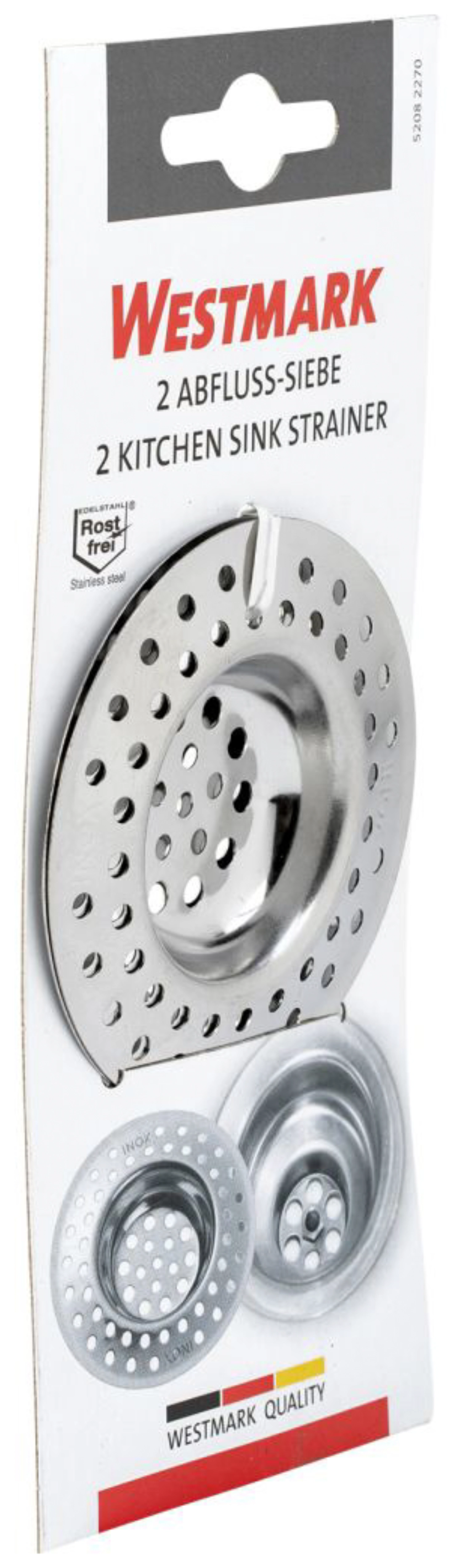 2 pcs tamis évier inox