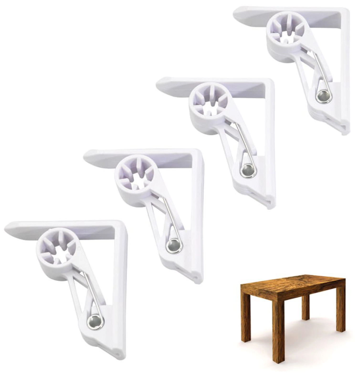 4 pinces à nappe