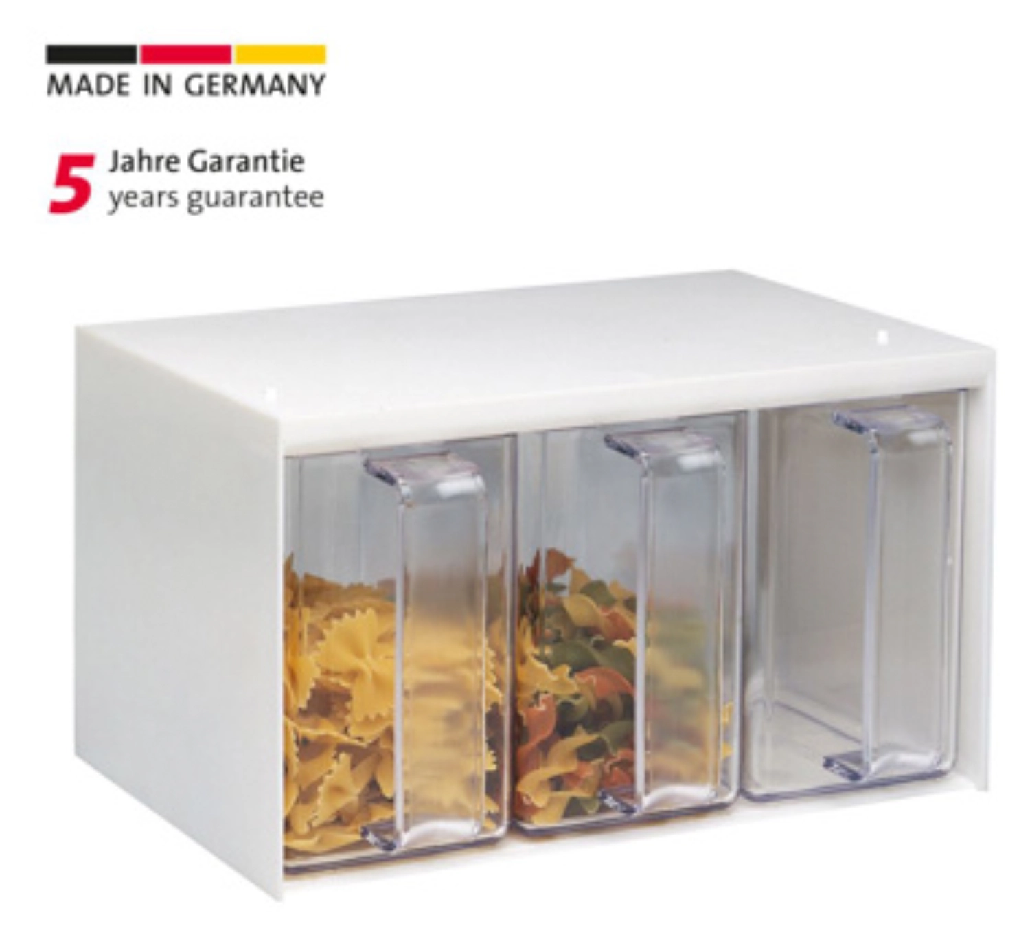 Schüttengehäuse mit 3 Stk. Schütten