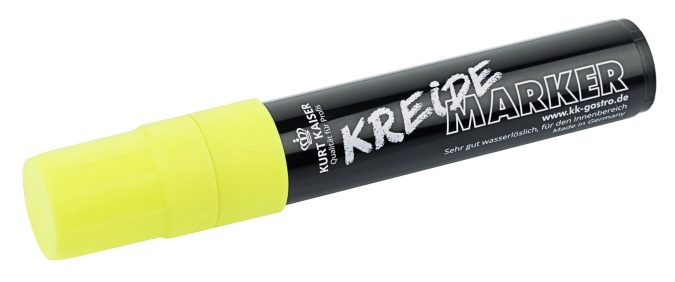Marqueur craie large jaune
