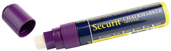 Marqueur craie large violet