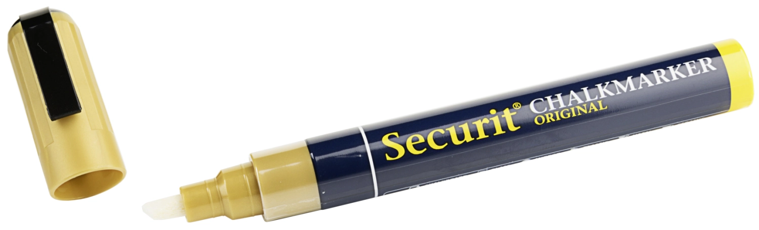 Kreidemarker schmal gold