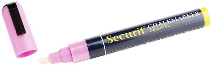 Marqueur craie fin rose