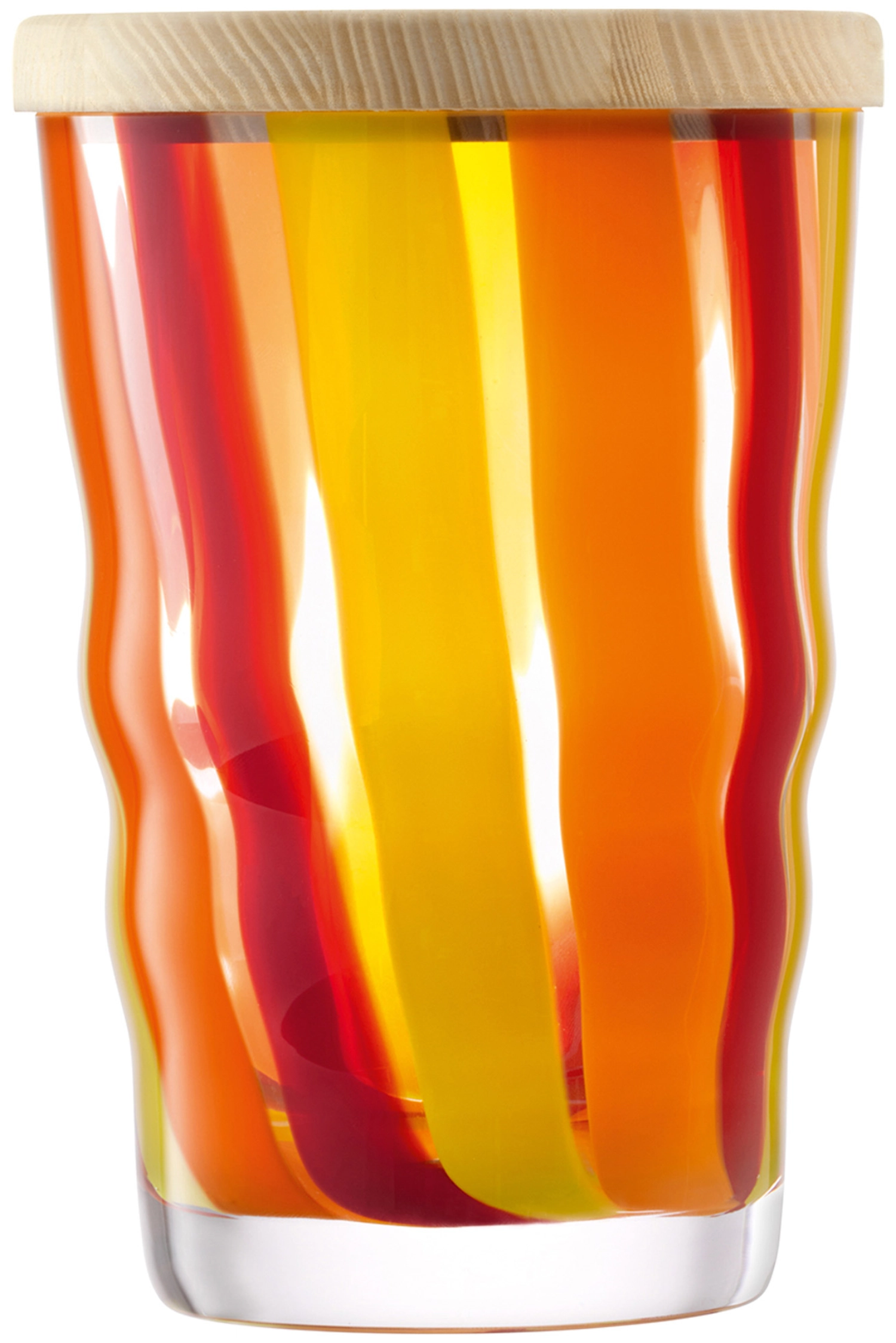 Folk boîte avec couvercle en frêne