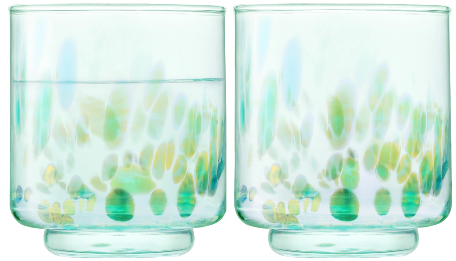 2er Set Sea Glass Trinkglas