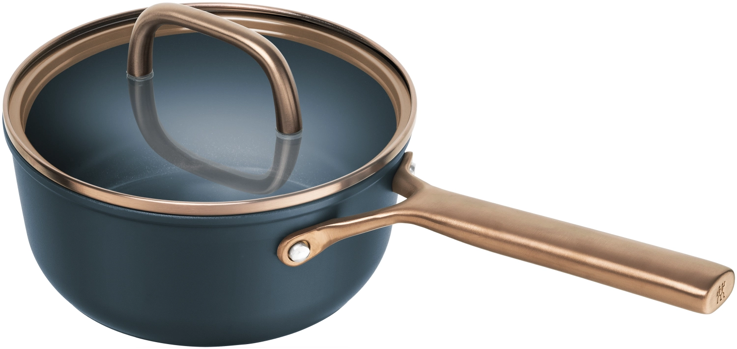 Milano Stielkasserolle mit Glasdeckel